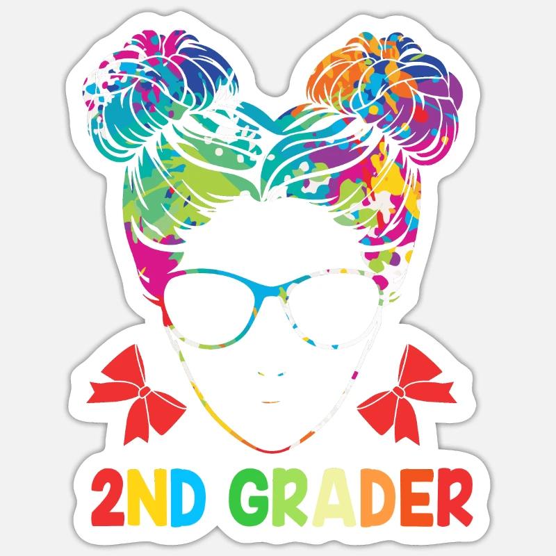 2nd Grade - Sticker size S (10 x 10 cm) - white matte