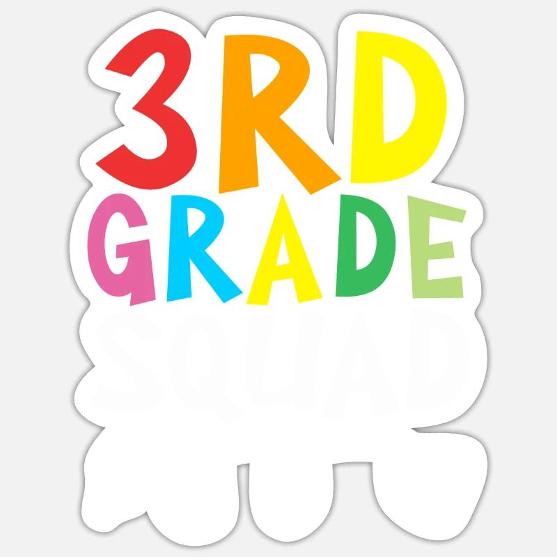 3rd Grade Sticker size S (10 x 10 cm)