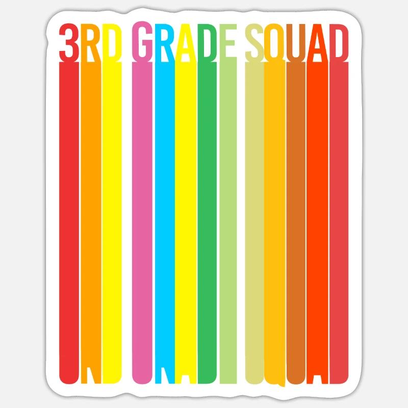 3rd Grade Sticker size S (10 x 10 cm)