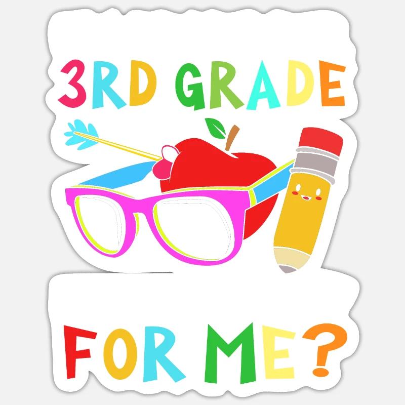 3rd Grade Sticker size S (10 x 10 cm)