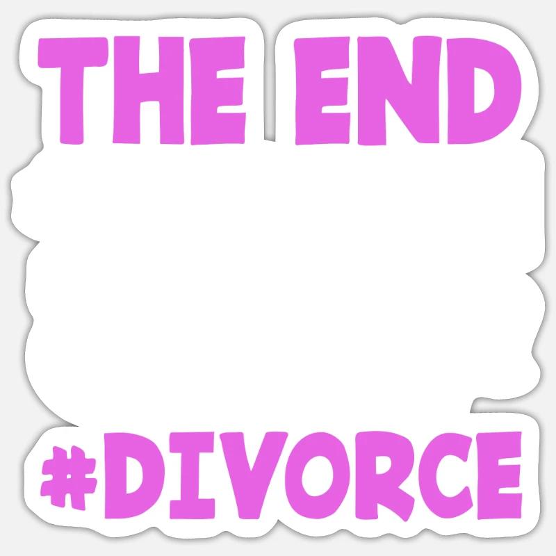 Das Ende Einer Fehlerhaften Scheidung Sticker Größe S (10 x 10 cm)