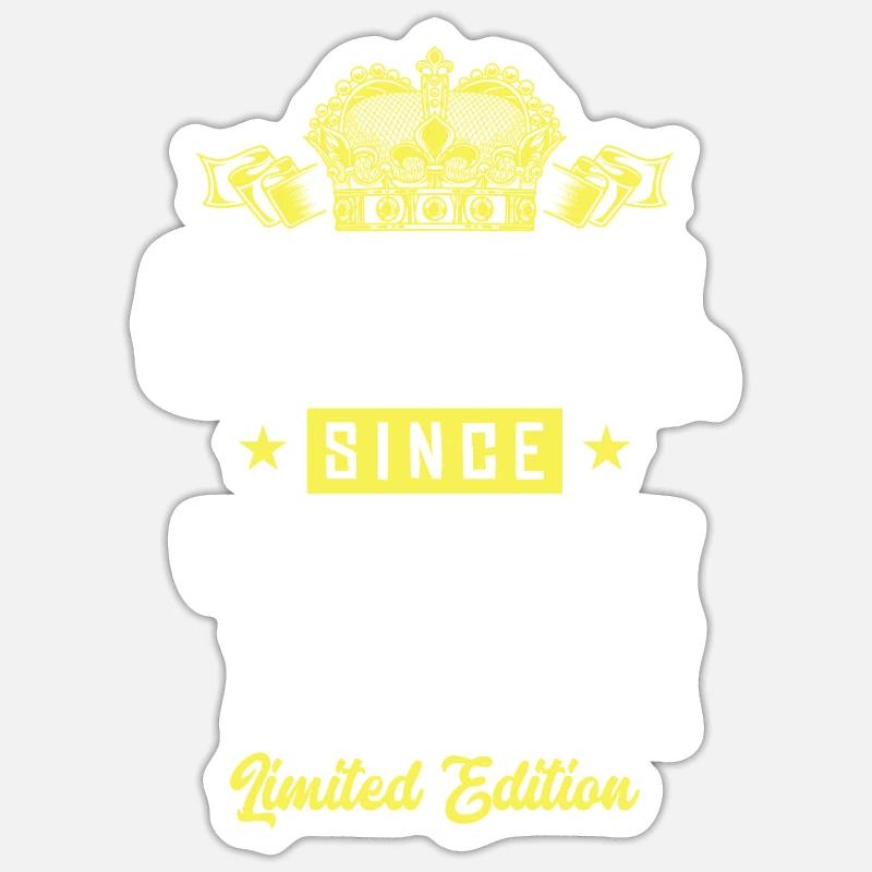 1951 Édition limitée - Sticker taille S (10 x 10 cm) - blanc mat