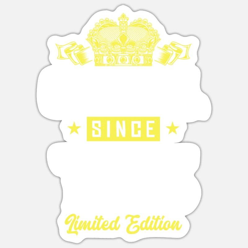1955 Édition limitée - Sticker taille S (10 x 10 cm) - blanc mat