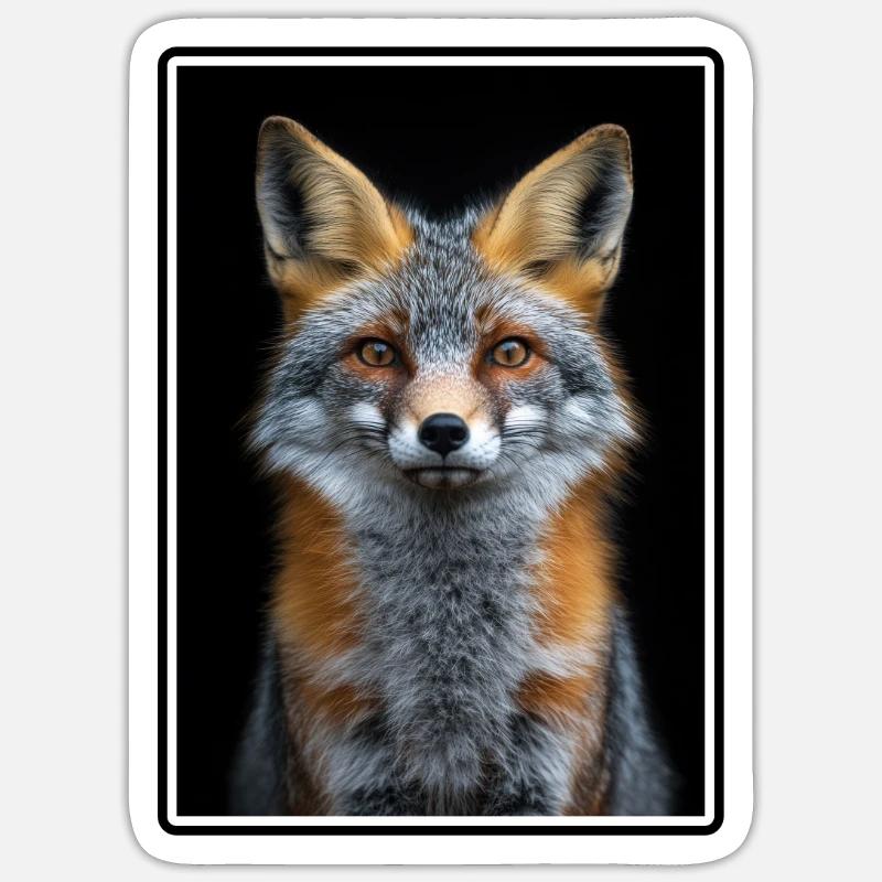 Graufüchse Graufuchs Sticker Größe S (10 x 10 cm)