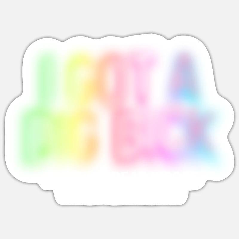 I Got A Dig Bick You That Read Wrong Sticker Größe S (10 x 10 cm)