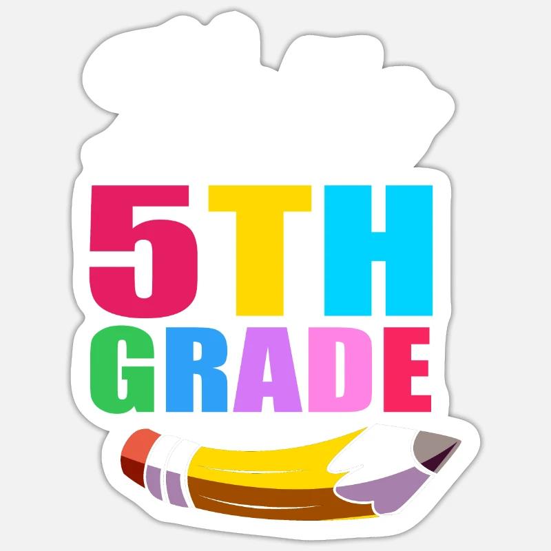 5th Grade Sticker size S (10 x 10 cm)