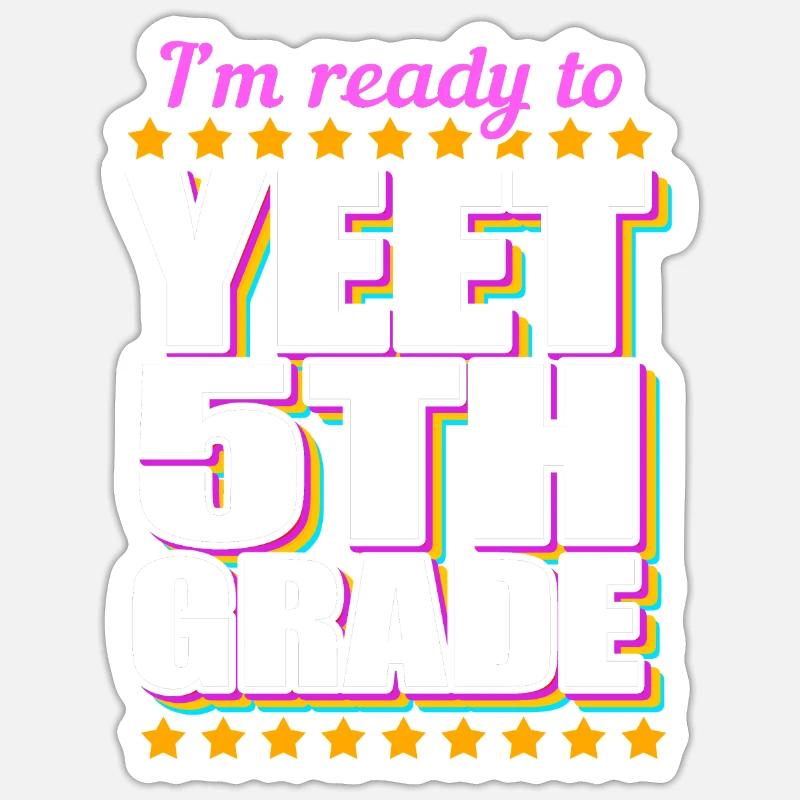 5th Grade Sticker size S (10 x 10 cm)