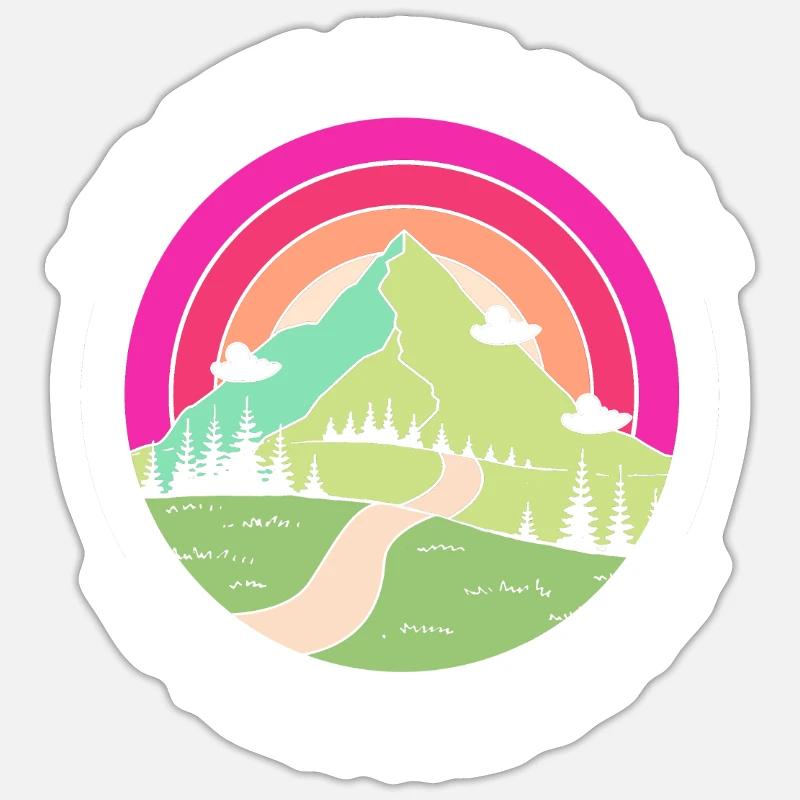 5. Klasse - Sticker Größe S (10 x 10 cm) - Mattweiß