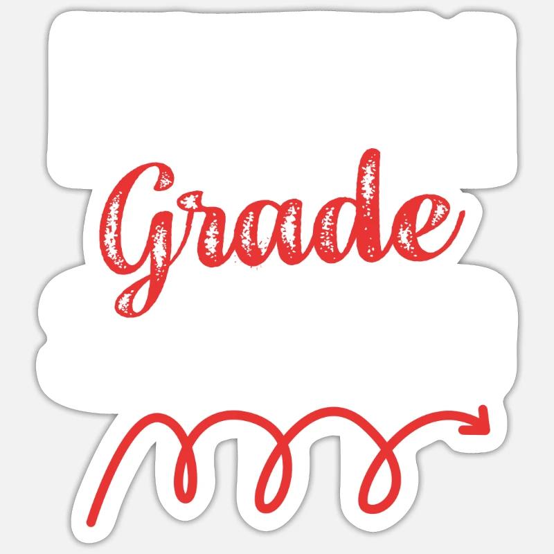 5th Grade - Sticker size S (10 x 10 cm) - white matte