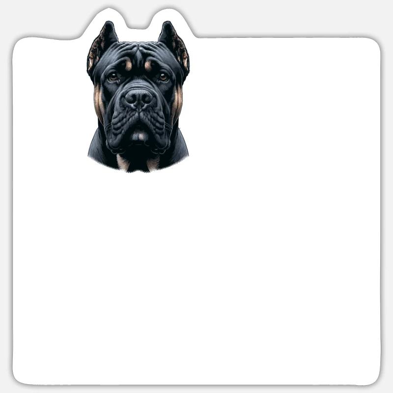 J'adore mon Cane Corso Sticker taille S (10 x 10 cm)