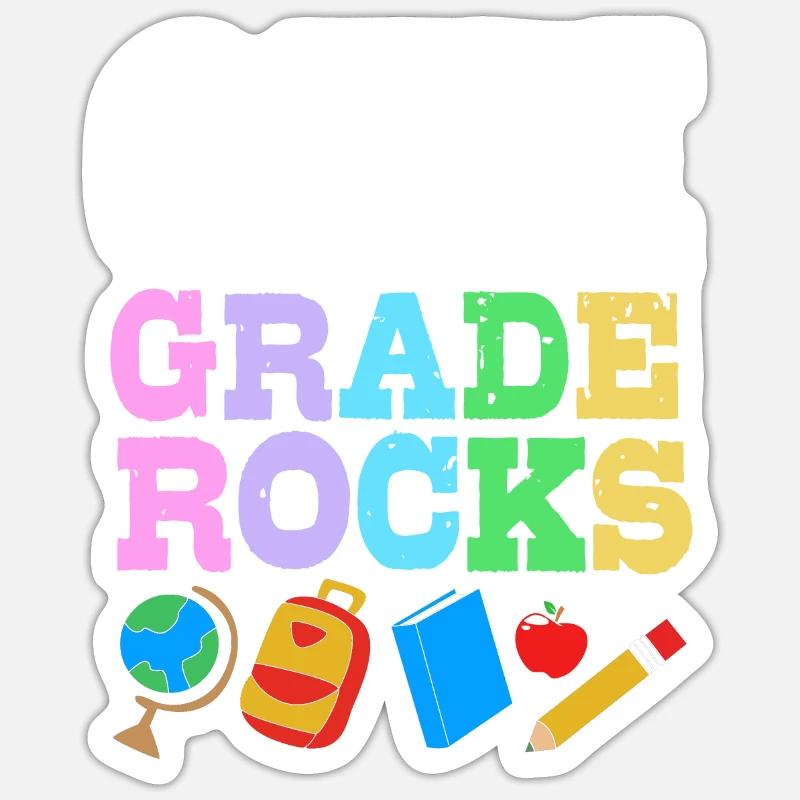 6th Grade Sticker size S (10 x 10 cm)