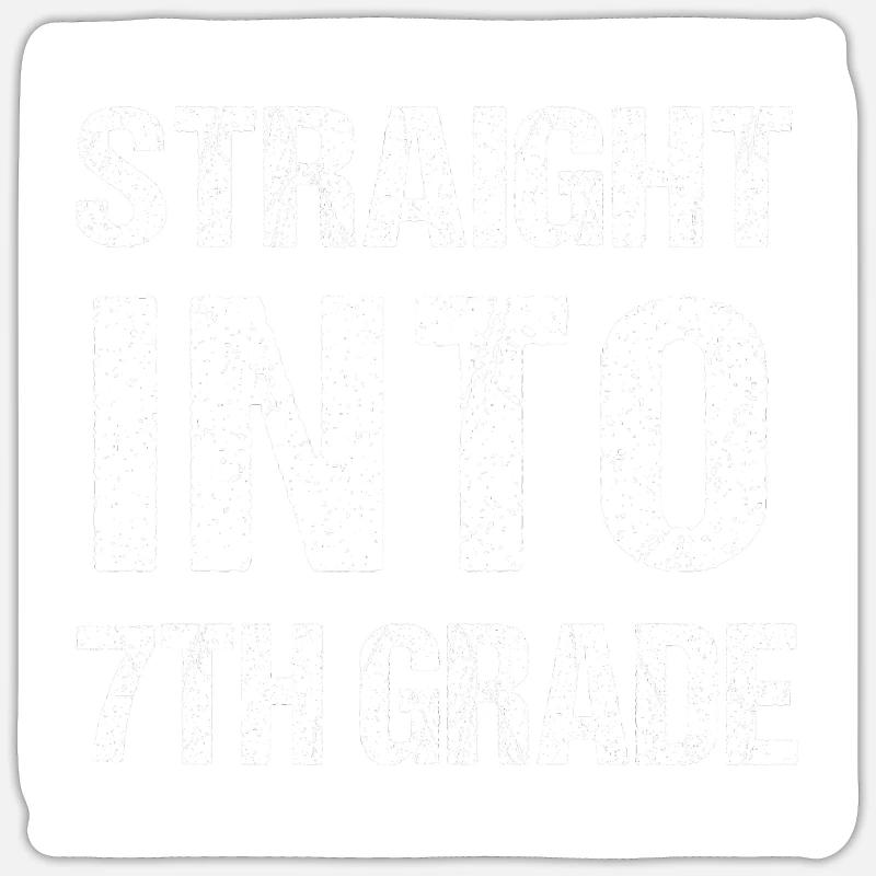7th Grade - Sticker size S (10 x 10 cm) - white matte