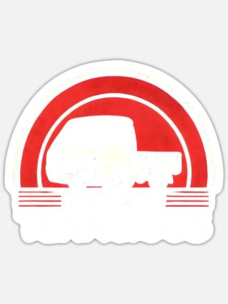 Tenacious Kei Truck Enthusiast - Sticker Größe S (10 x 10 cm) - Mattweiß