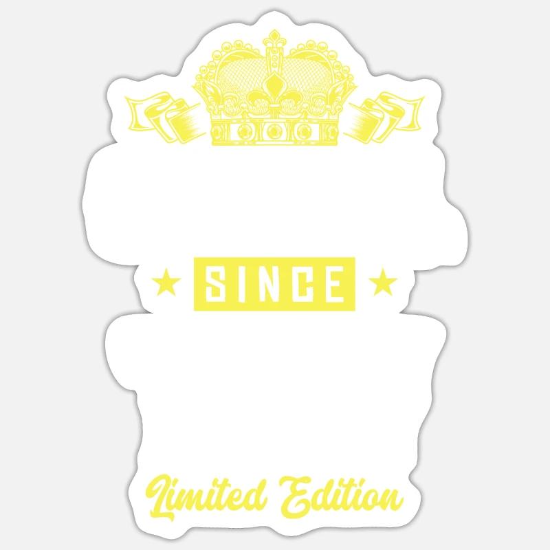 1987 Édition limitée - Sticker taille S (10 x 10 cm) - blanc mat
