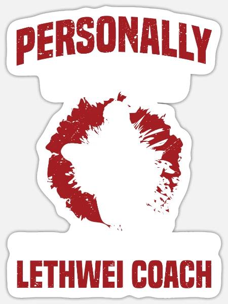 Persönlich Opfer Meines Lethwei-trainers - Sticker Größe S (10 x 10 cm) - Mattweiß