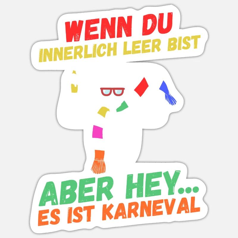 Costume de carnaval Carnaval Sticker taille S (10 x 10 cm)