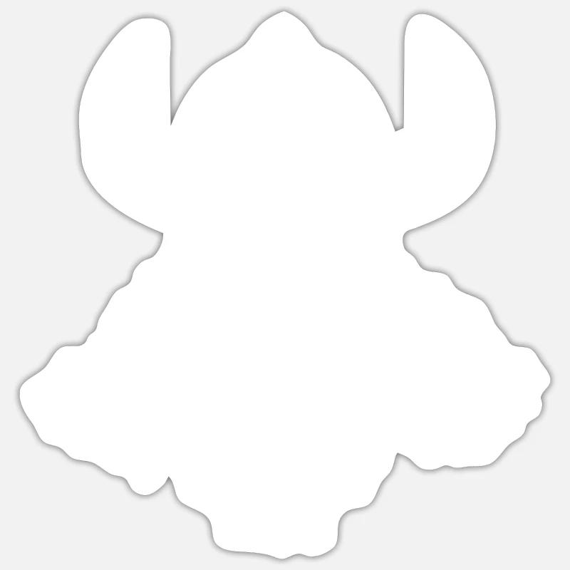 Wikinger Odin - Sticker Größe S (10 x 10 cm) - Mattweiß