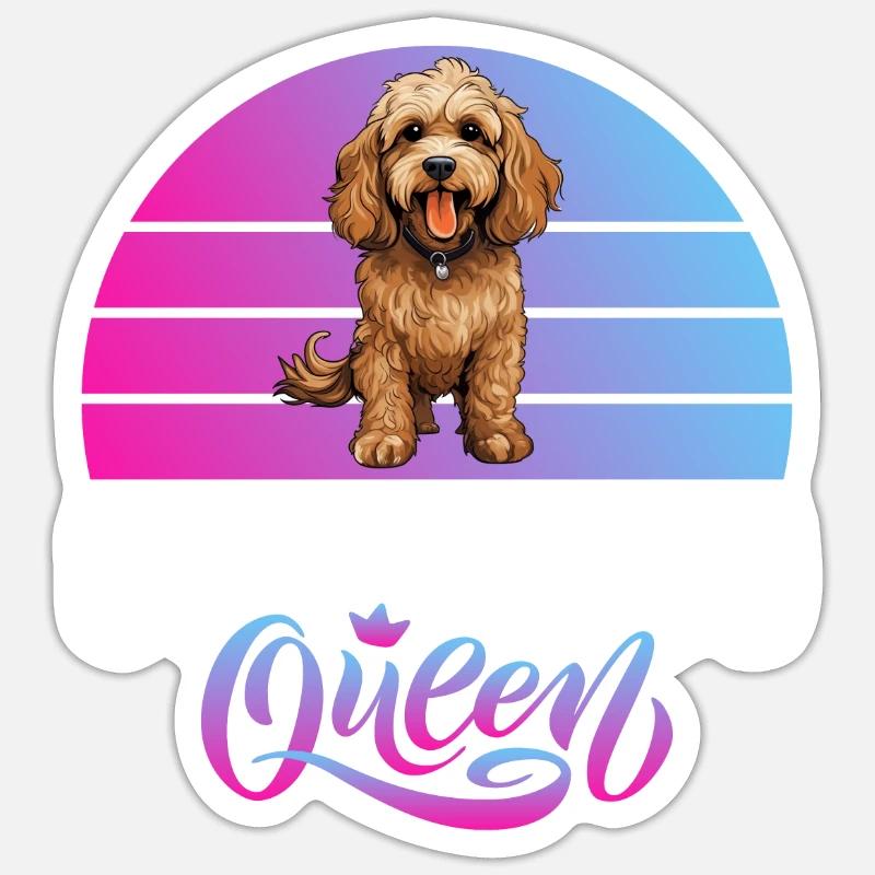 Cockapoo Gifts - Sticker size S (10 x 10 cm) - white matte