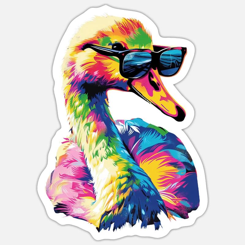 Schwan Sticker Größe S (10 x 10 cm)