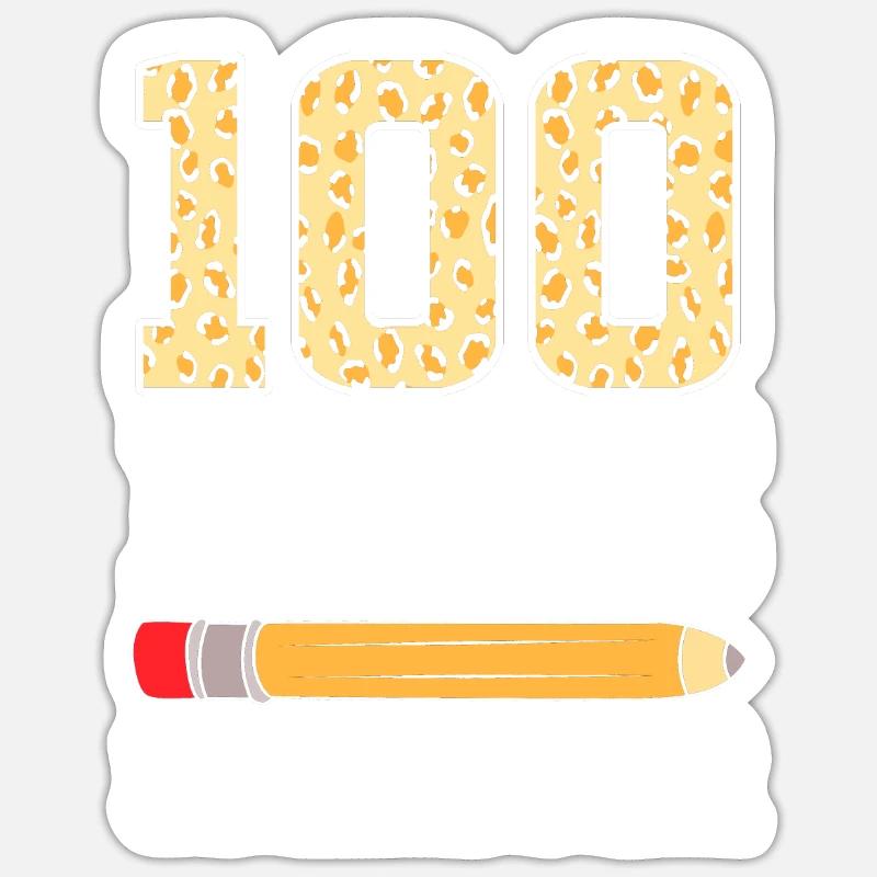 Enseignants de collège - Sticker taille S (10 x 10 cm) - blanc mat
