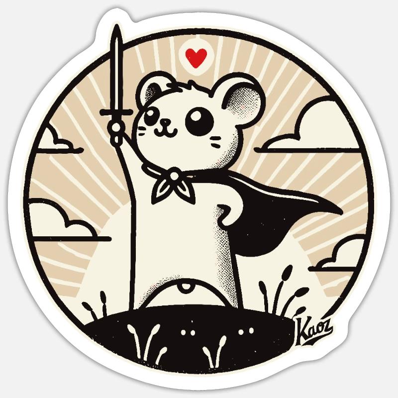 Sticker taille S (10 x 10 cm) - 