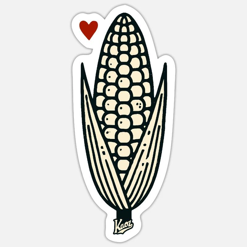 Corncob Sticker size S (10 x 10 cm)