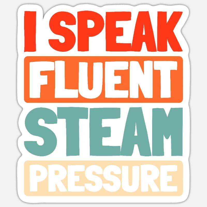 Boiler operators - Sticker size S (10 x 10 cm) - white matte