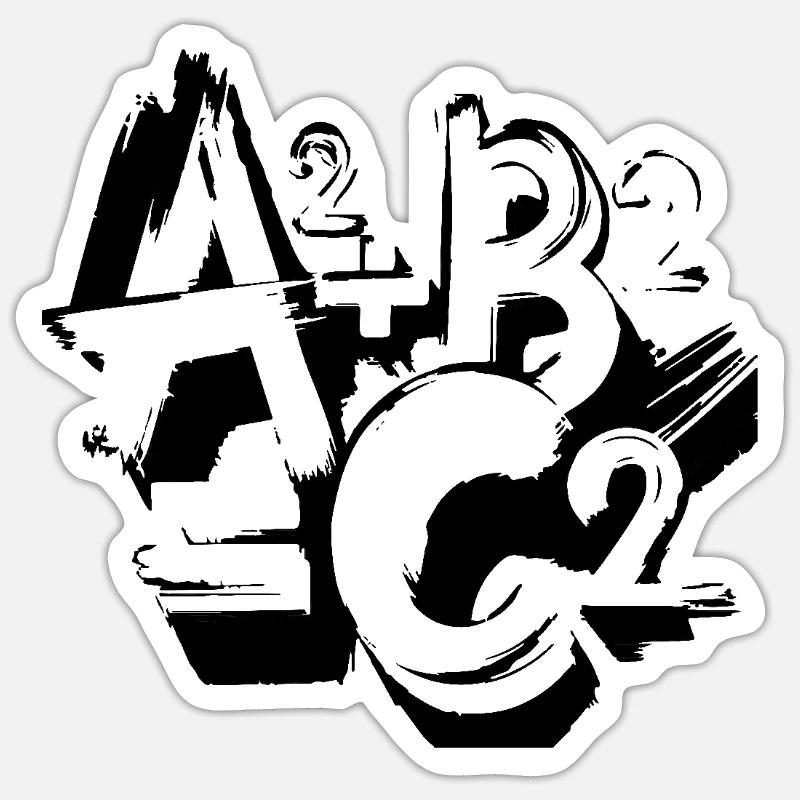 MATHEMATICS - Sticker size S (10 x 10 cm) - white matte