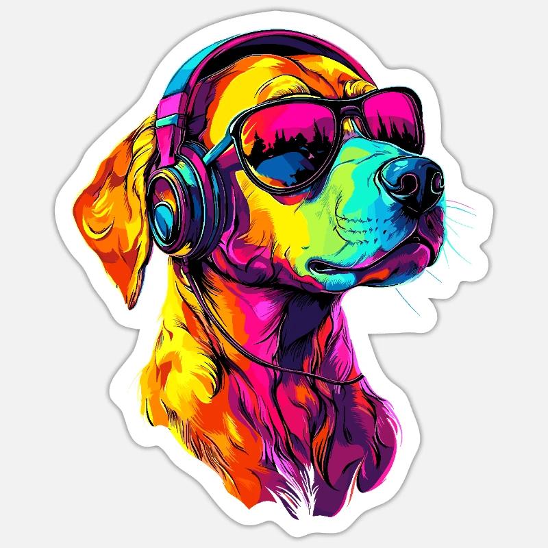 Rhodesian Ridgeback chasse chien chiens Pride Ridgeback - Sticker taille S (10 x 10 cm) - blanc mat
