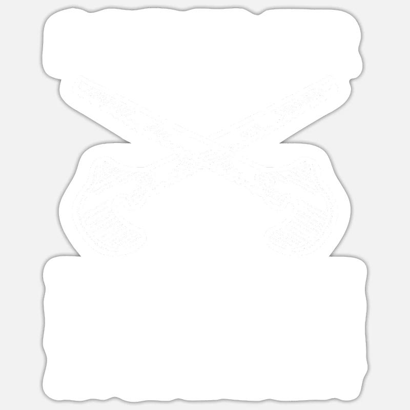Charpentier, Charpentier, Charpentier - Sticker taille S (10 x 10 cm) - blanc mat