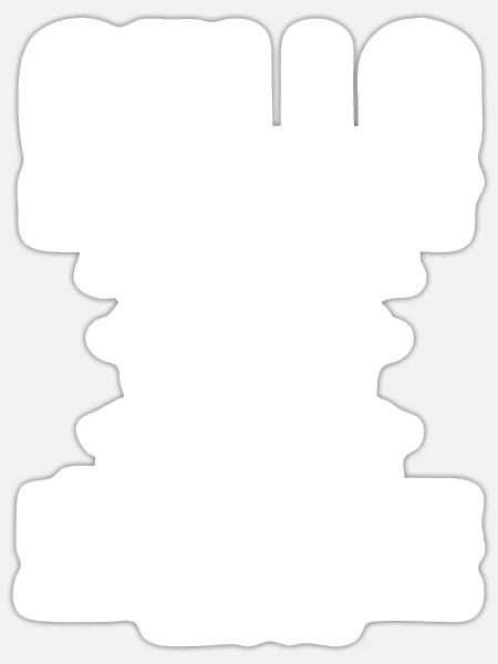 Cello Musik Violoncello Geschenk - Sticker Größe S (10 x 10 cm) - Mattweiß