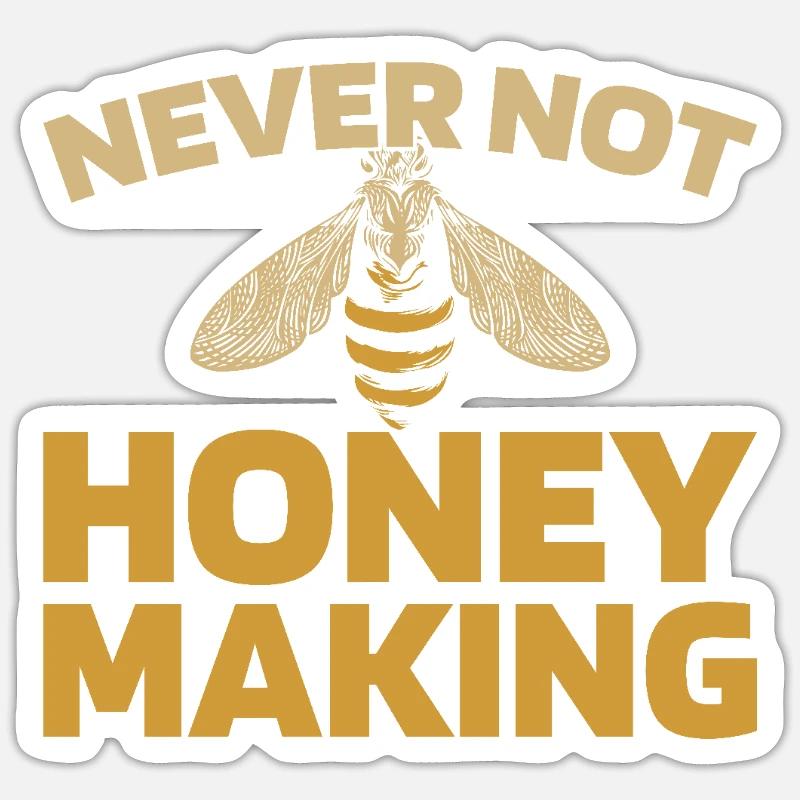 Beekeepers Beekeepers - Sticker size S (10 x 10 cm) - white matte