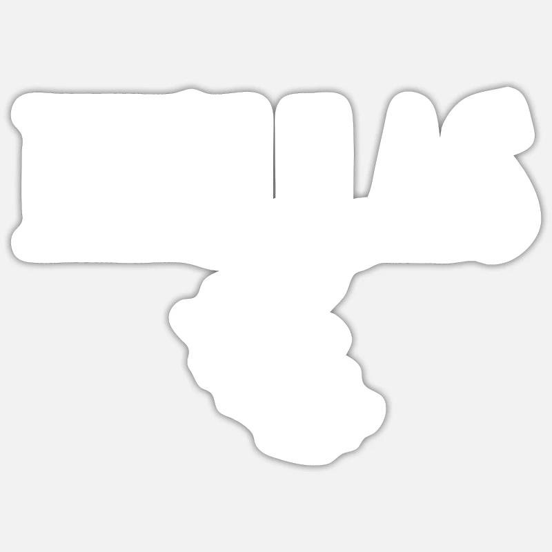 Hellas Grèce Carte Grèce Grèce - Sticker taille S (10 x 10 cm) - blanc mat
