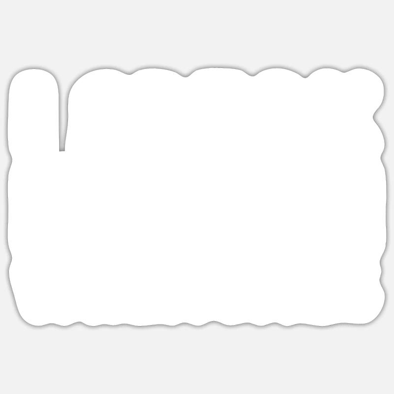 Fitter - Sticker size S (10 x 10 cm) - white matte