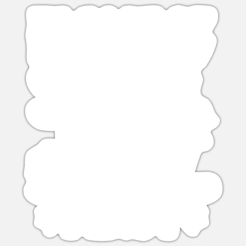 Saxophone en cas d’urgence - Sticker taille S (10 x 10 cm) - blanc mat