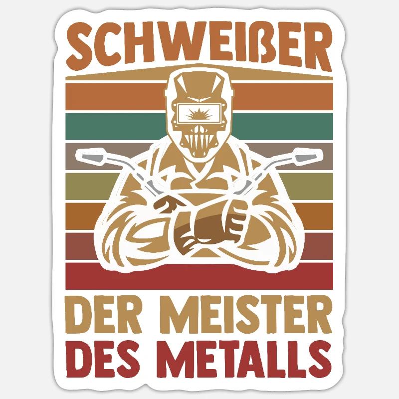 Welding Welding Workers Welder Sticker size S (10 x 10 cm)