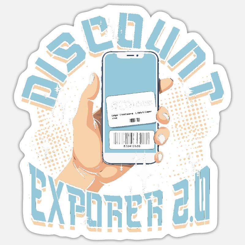 Coupon de réduction Explorer 2.0 Sticker taille S (10 x 10 cm)