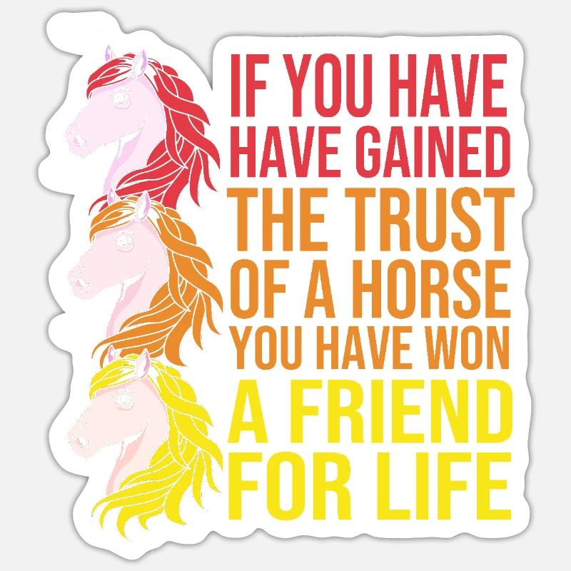 Springreiten Springpferd Sticker Größe S (10 x 10 cm)