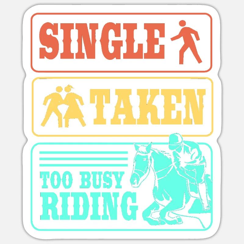 Springreiten Springpferd Sticker Größe S (10 x 10 cm)