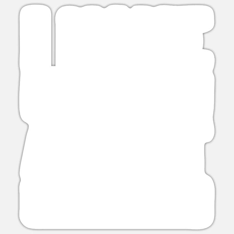 Chaudronnier - Sticker taille S (10 x 10 cm) - blanc mat