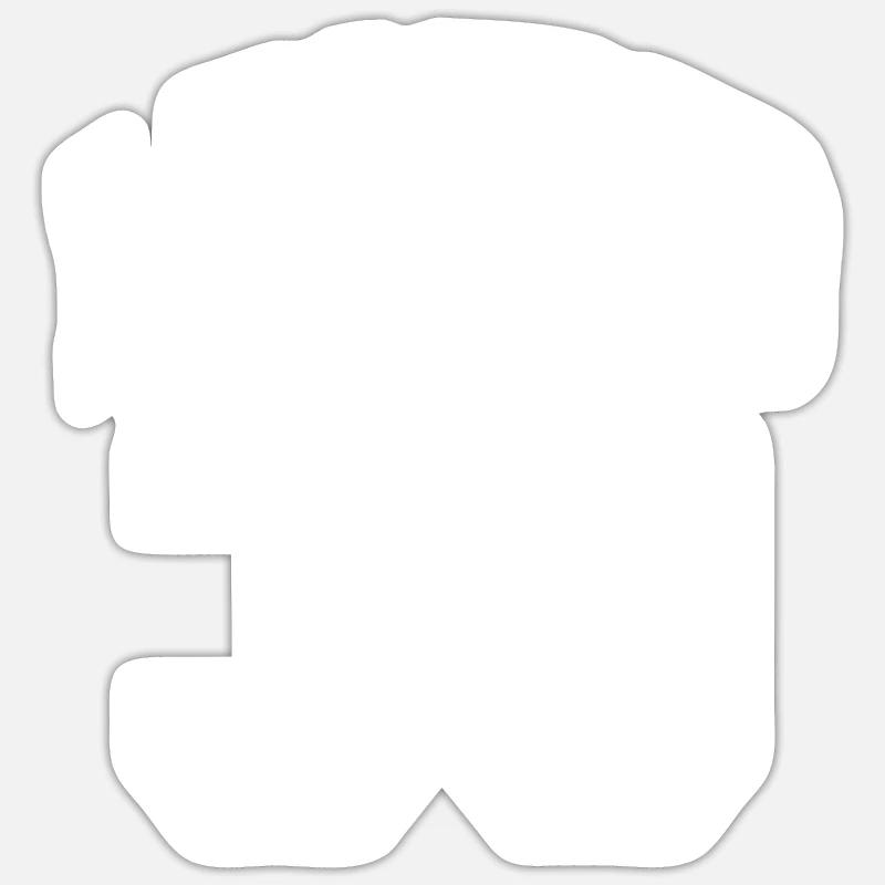 Légende 30 - Sticker taille S (10 x 10 cm) - blanc mat