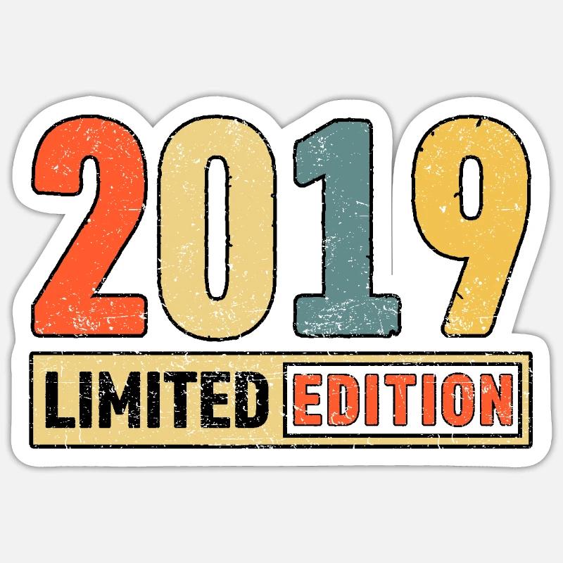 Edition Limitée 2019 - Sticker taille S (10 x 10 cm) - blanc mat