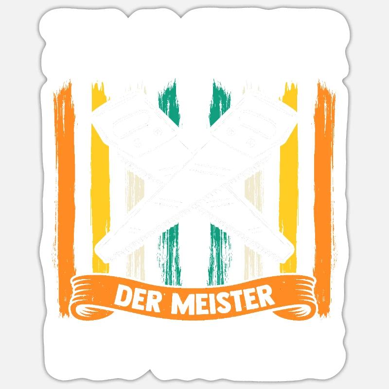 Carpenter Carpenter - Sticker size S (10 x 10 cm) - white matte