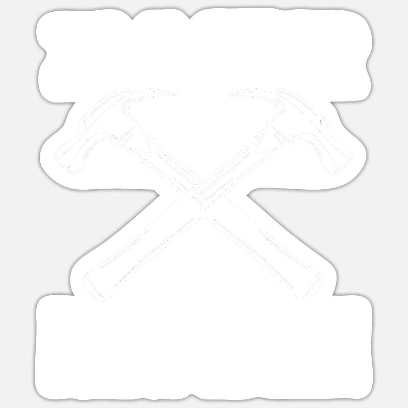 Carpenter Carpenter - Sticker size S (10 x 10 cm) - white matte