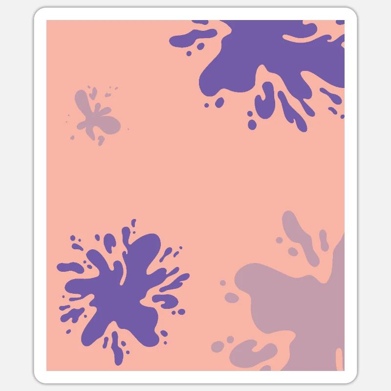 Kleks - Sticker size S (10 x 10 cm) - white matte