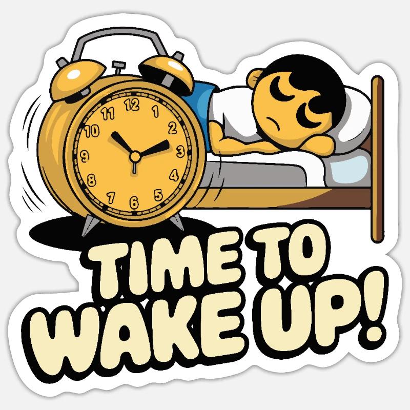 HEURES Sticker taille S (10 x 10 cm)