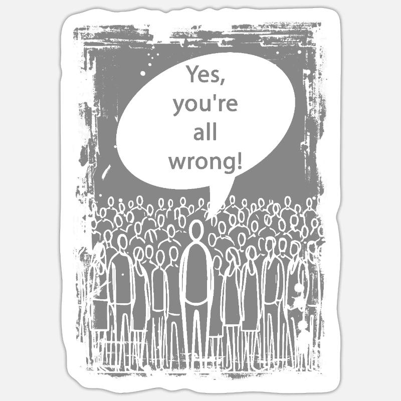 Sticker Größe S (10 x 10 cm) - 