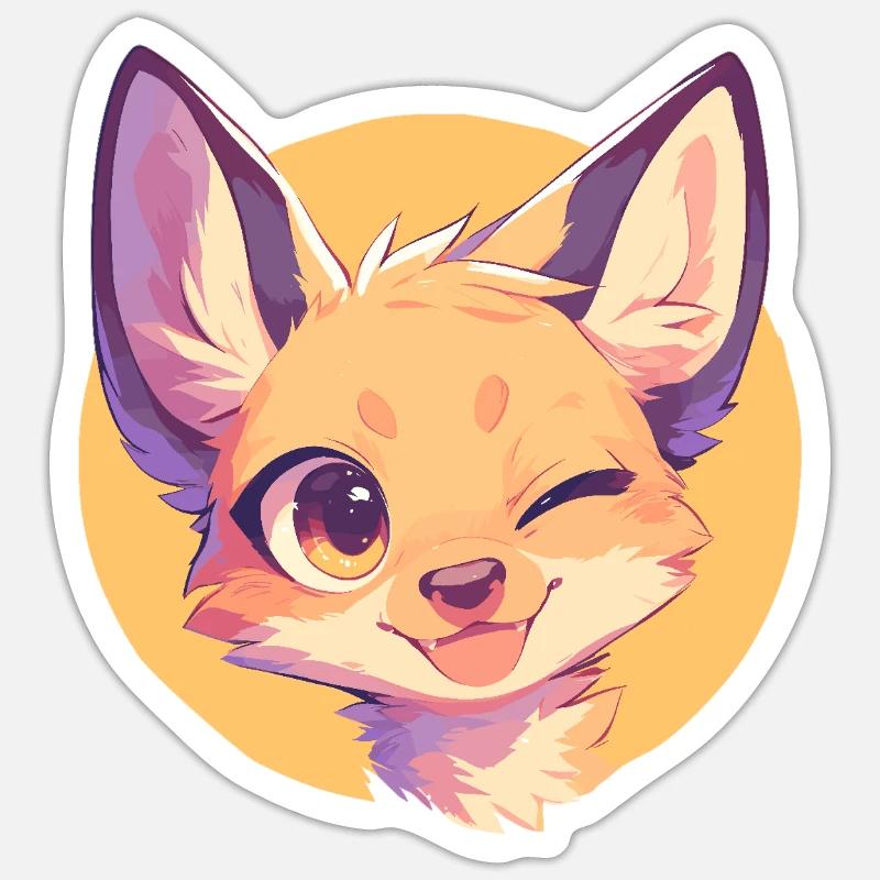 Jackals Jackal - Sticker size S (10 x 10 cm) - white matte