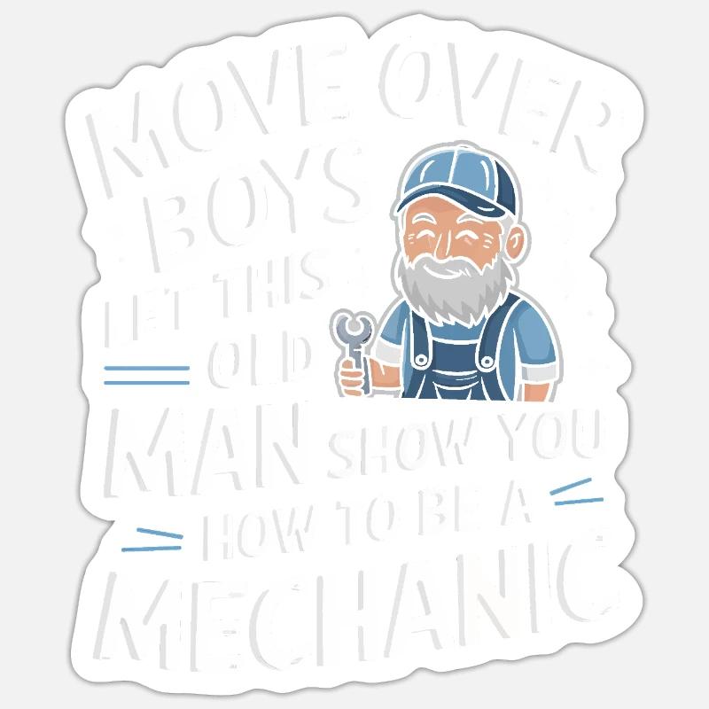 Mechanic Mechanic Workshop Sticker size S (10 x 10 cm)