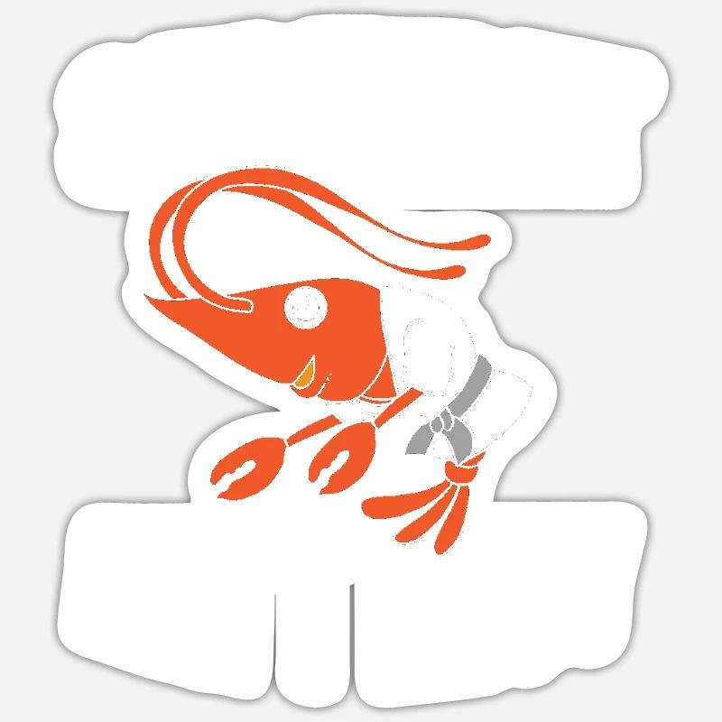 Jiu Jitsu Autodéfense - Sticker taille S (10 x 10 cm) - blanc mat
